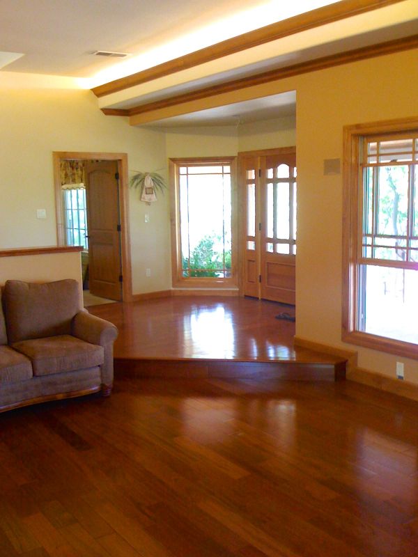 Cherry Floor Installation in Bainbridge Island, WA