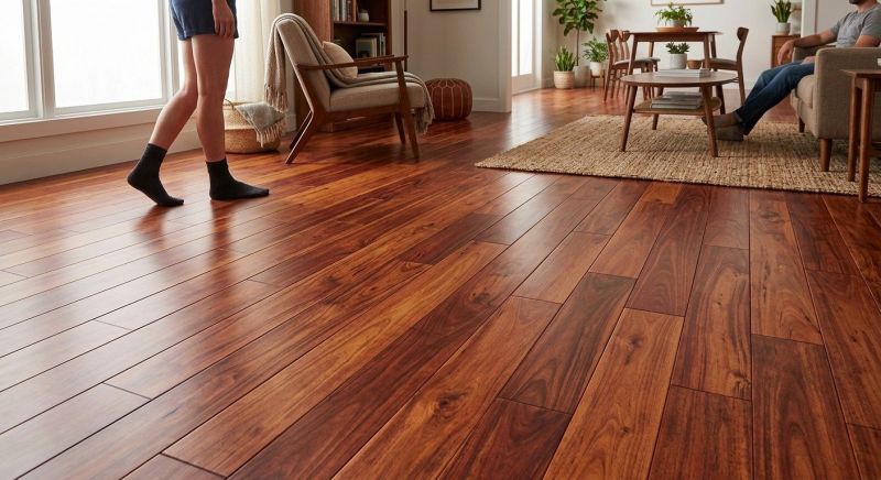 Cherry Floor Installation in Monroe, WA