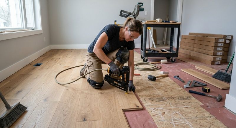Hardwood Floor Installation in Bothell, WA