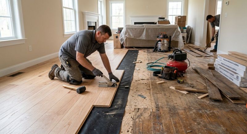 Hardwood Floor Installation in Edmonds, WA