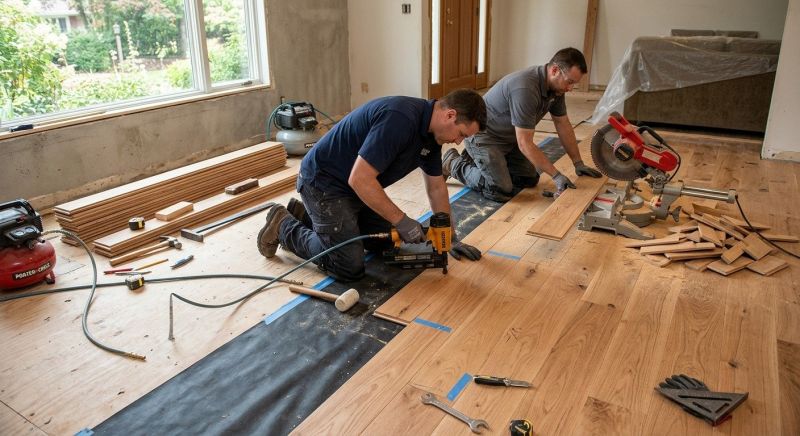 Hardwood Floor Installation in Seattle, WA
