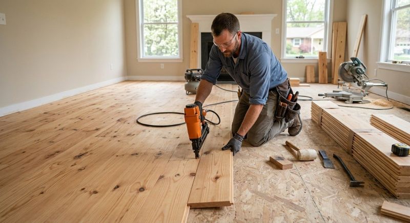Hardwood Floor Installation in Monroe, WA
