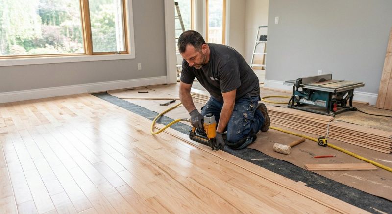 Maple Flooring Installation in Duvall, WA