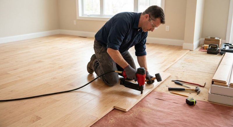 Maple Flooring Installation in Lynnwood, WA