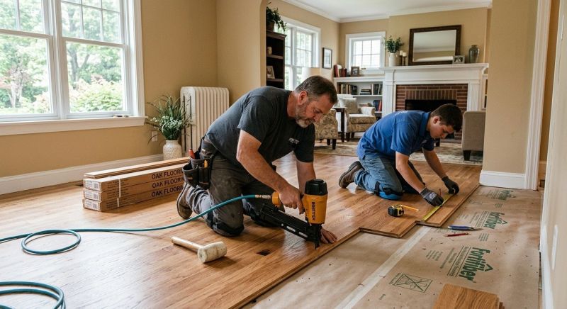 Oak Floor Installation in Duvall, WA