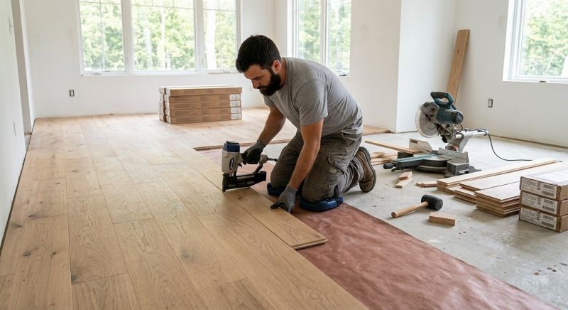 Oak Floor Installation in Snohomish County, WA