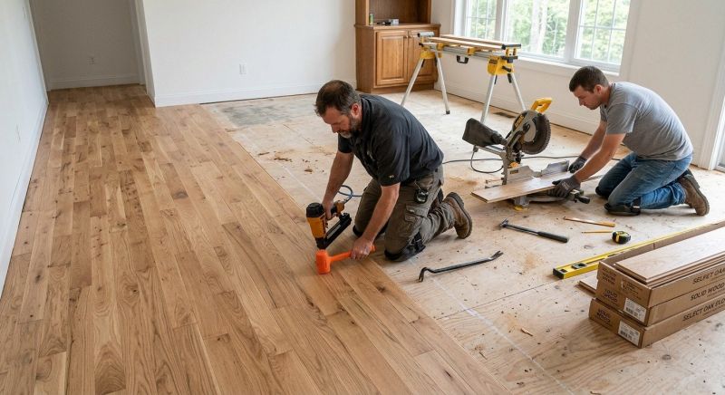 Wood Floor Replacement in Woodinville, WA